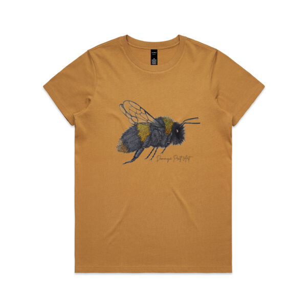 "Bee Mine" Womans Tshirt Centre Bee Thumbnail