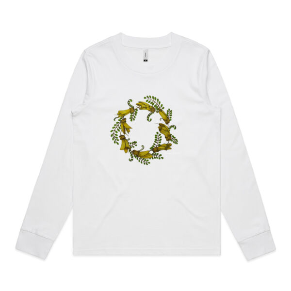 "Porohita" Women's Long Sleeve Tee (Heavy-weight) Thumbnail