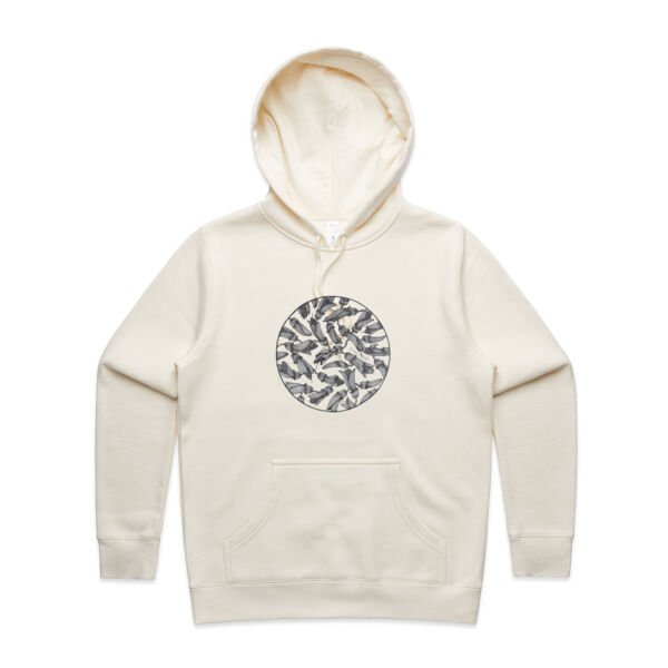 "Circle of Life" black & white Women's Hoodie Thumbnail