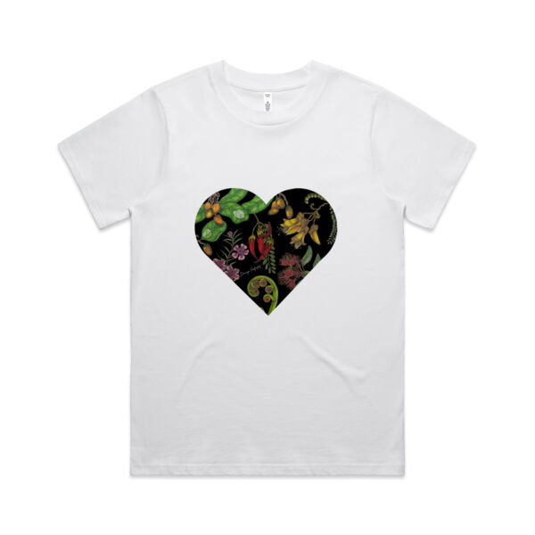 "Te Tuku Aroha" Women's Tee (heavier weight) Thumbnail